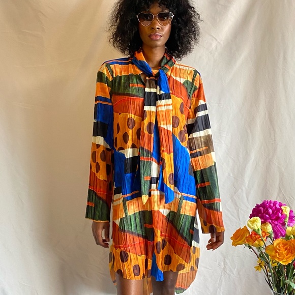 Bohemian style printed blouse/dress - Picture 4 of 8